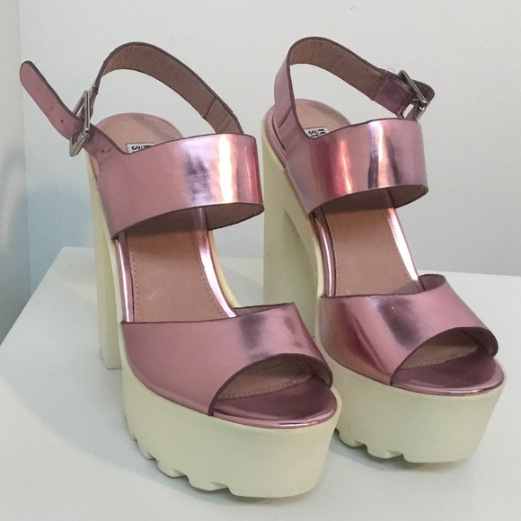 Steve Madden Igor Azalea Lilac 90s Raver Platform - Picture 2 of 6